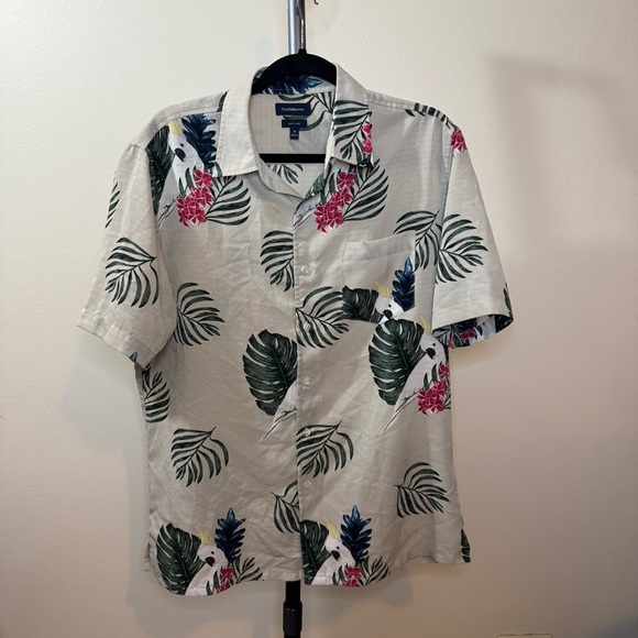 croft & barrow Other - Croft & Barrow Floral Leaf Print Shirt